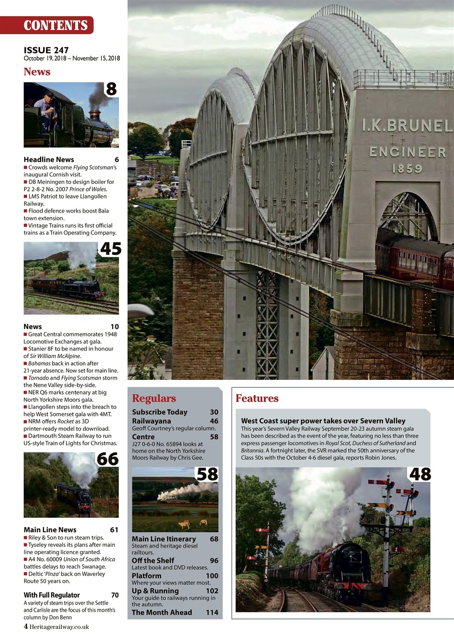 Heritage Railway Preview Pages