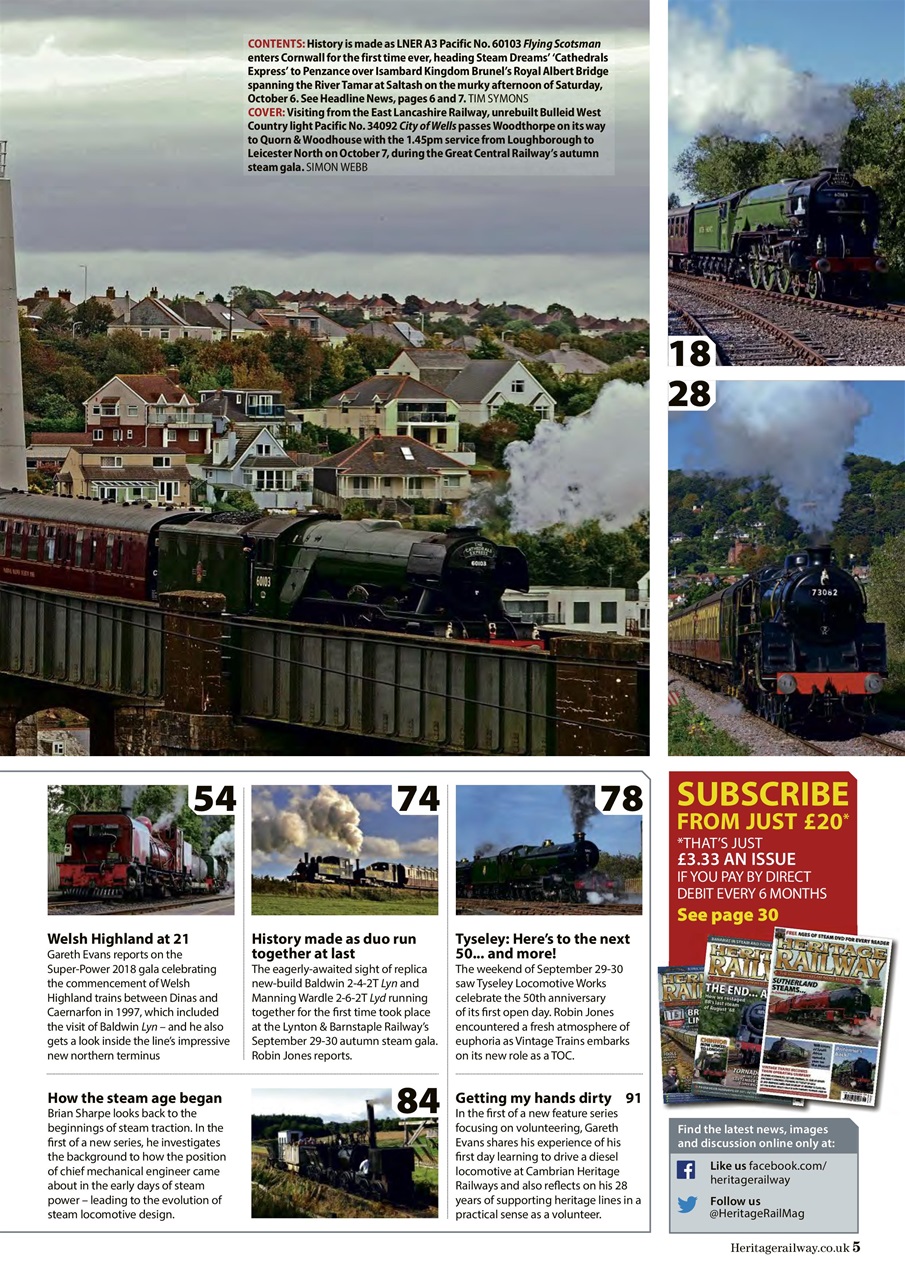 Heritage Railway Preview Pages