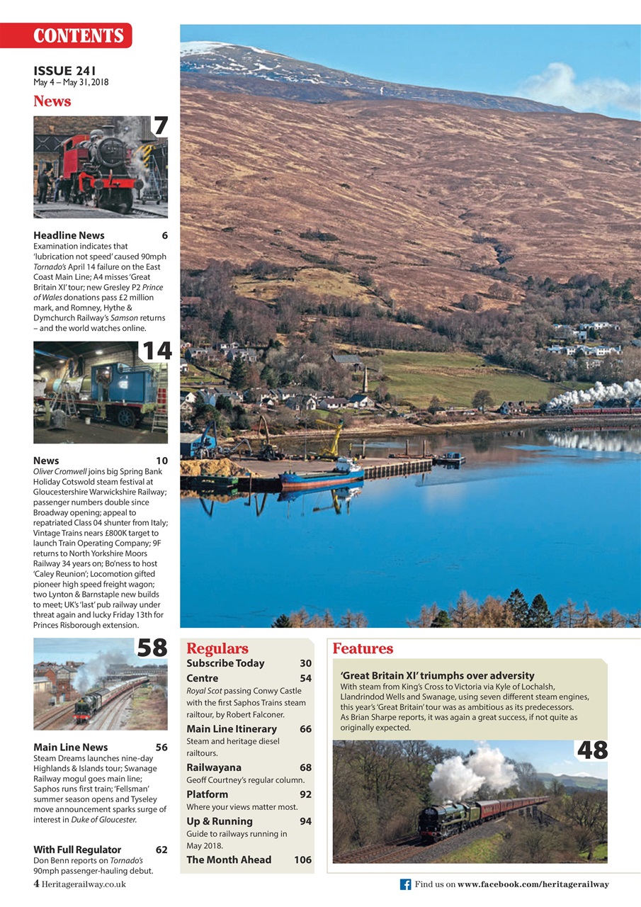 Heritage Railway Preview Pages