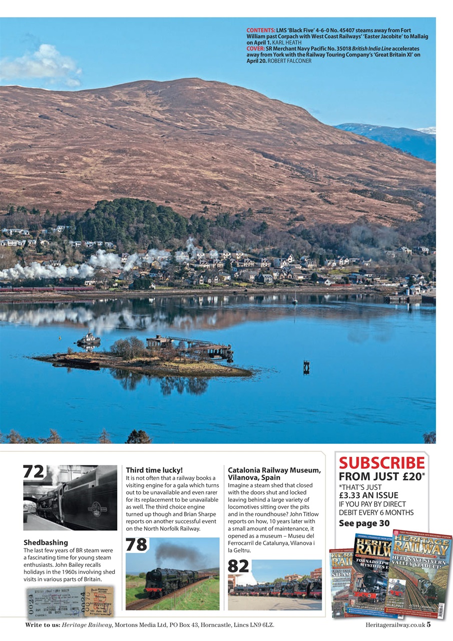 Heritage Railway Preview Pages