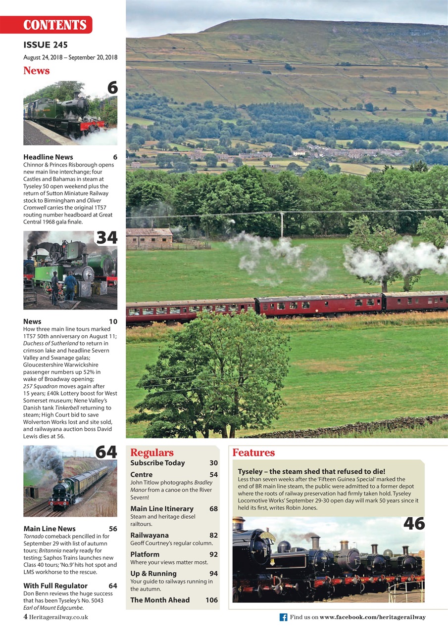 Heritage Railway Preview Pages