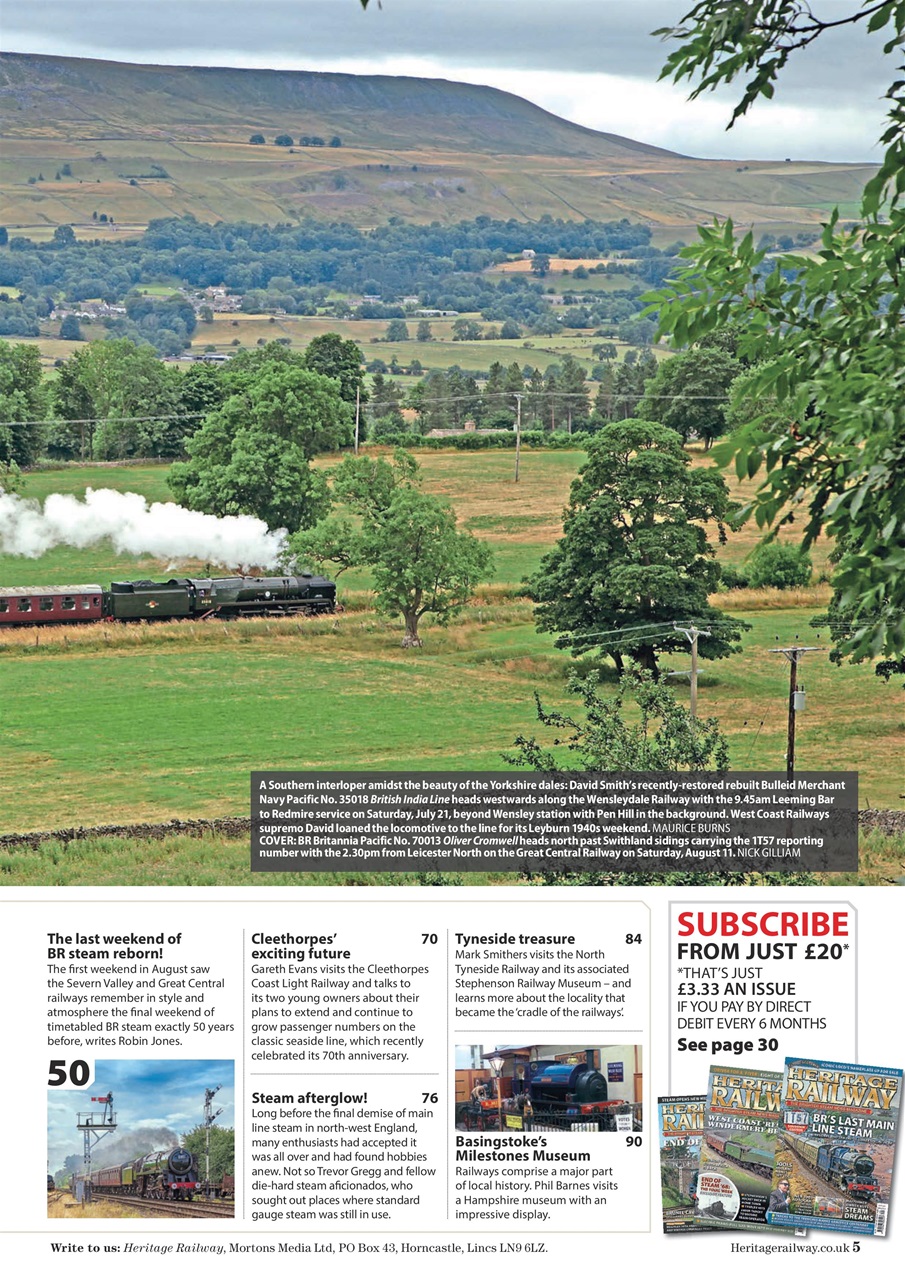 Heritage Railway Preview Pages