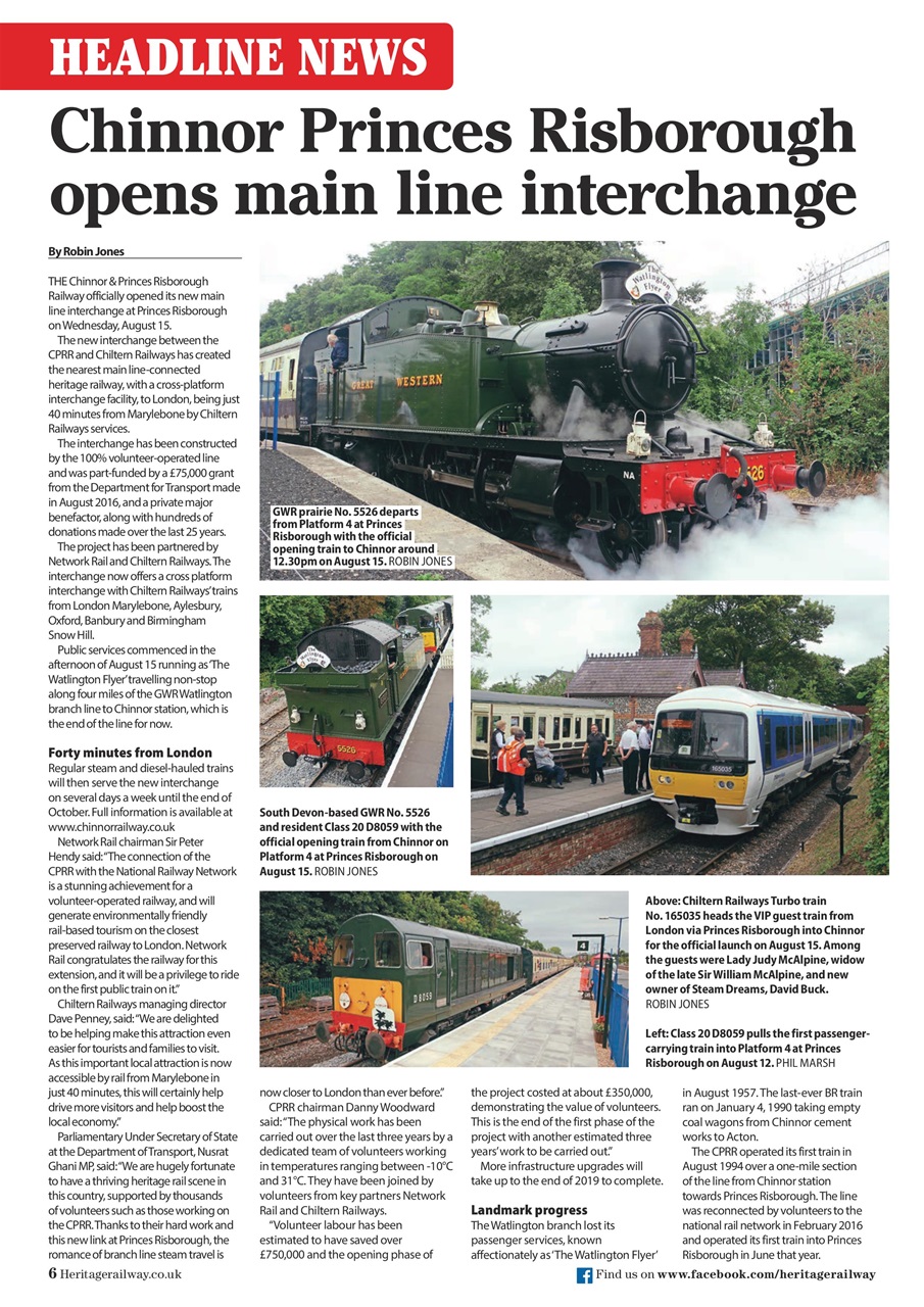 Heritage Railway Preview Pages