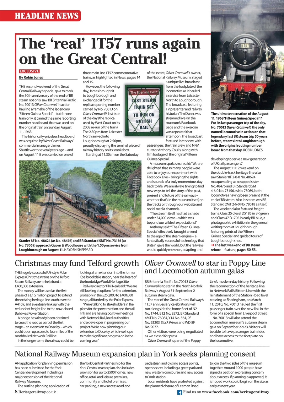Heritage Railway Preview Pages