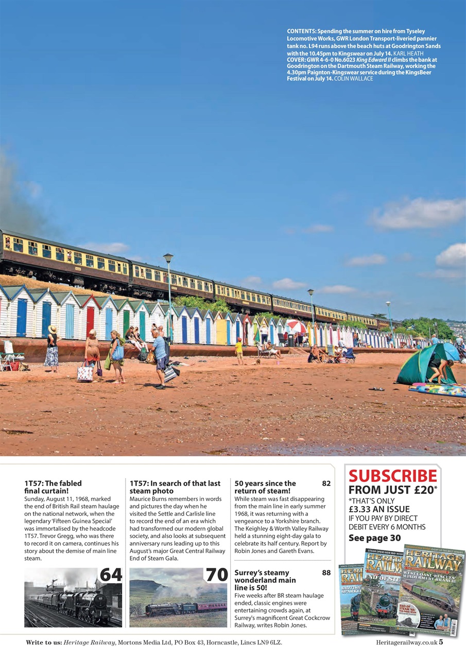 Heritage Railway Preview Pages