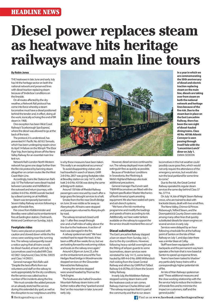 Heritage Railway Preview Pages