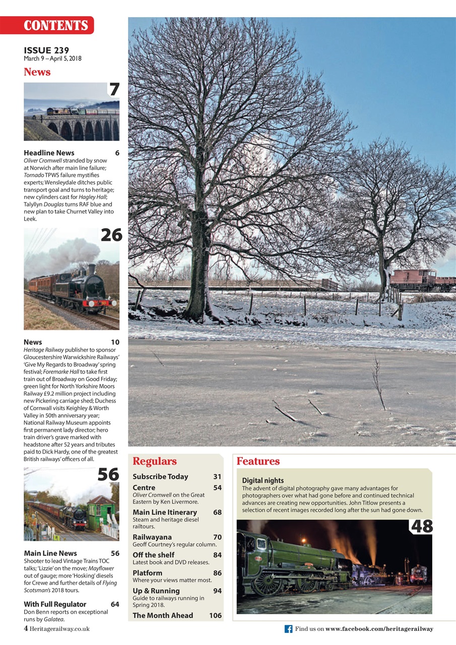 Heritage Railway Preview Pages