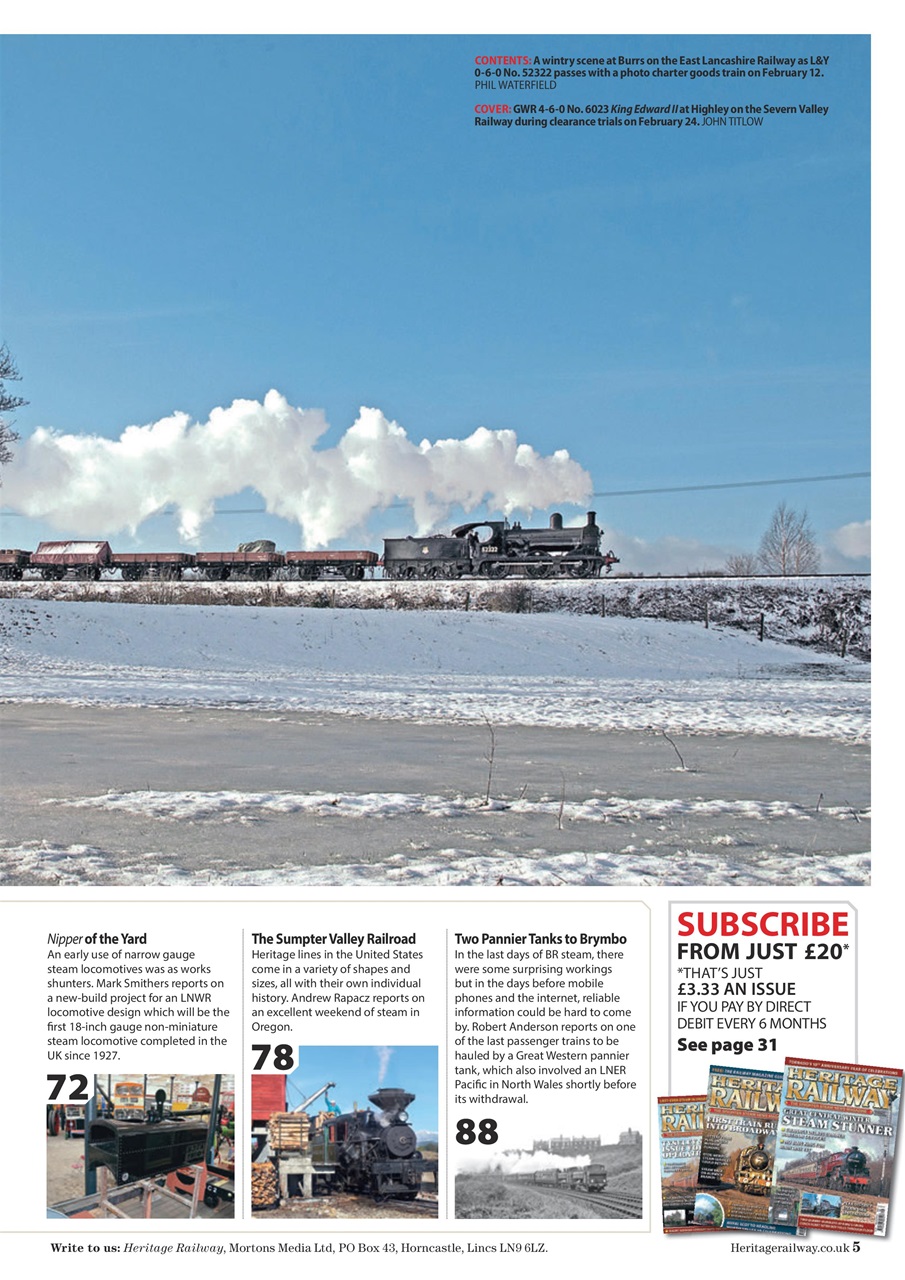 Heritage Railway Preview Pages