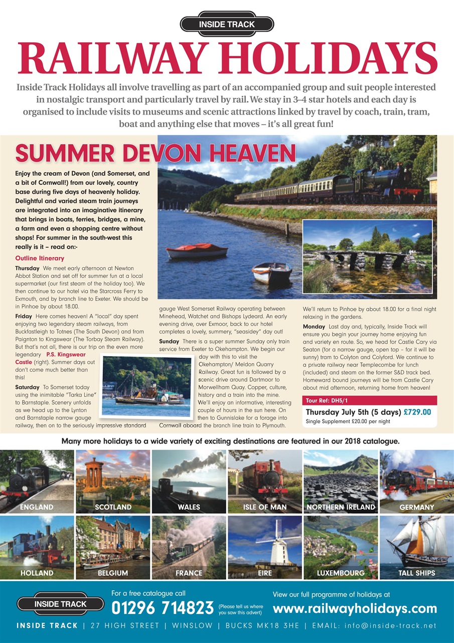Heritage Railway Preview Pages
