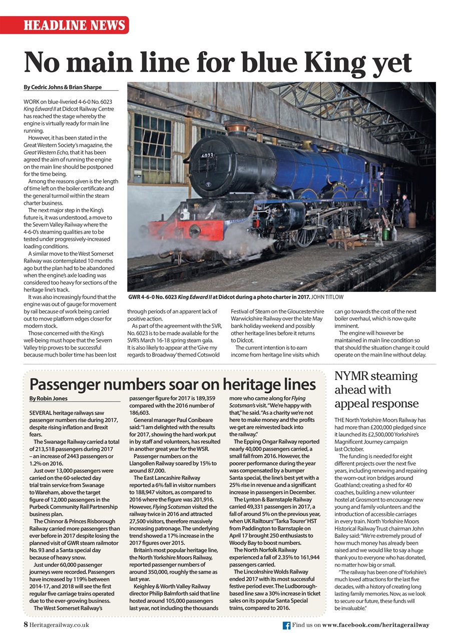 Heritage Railway Preview Pages
