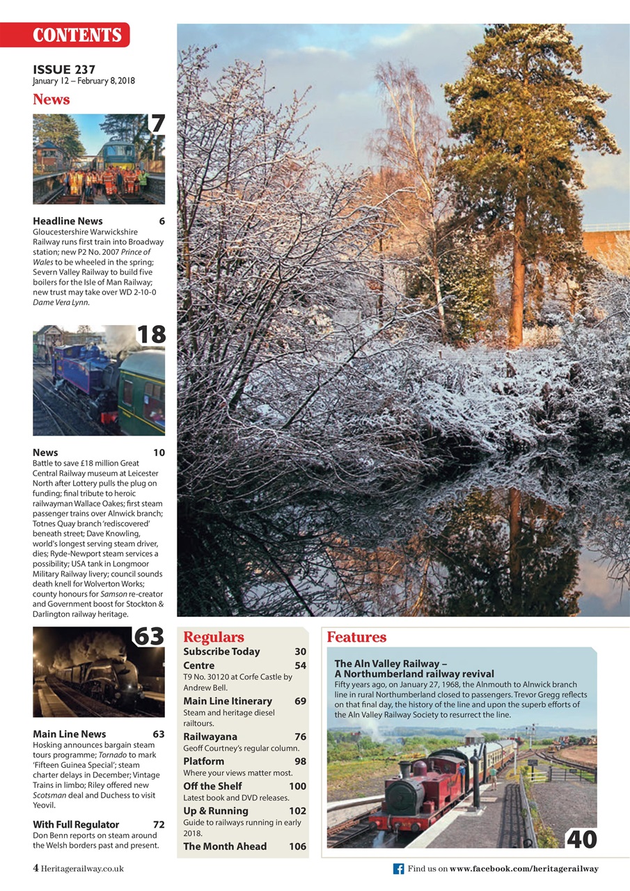 Heritage Railway Preview Pages