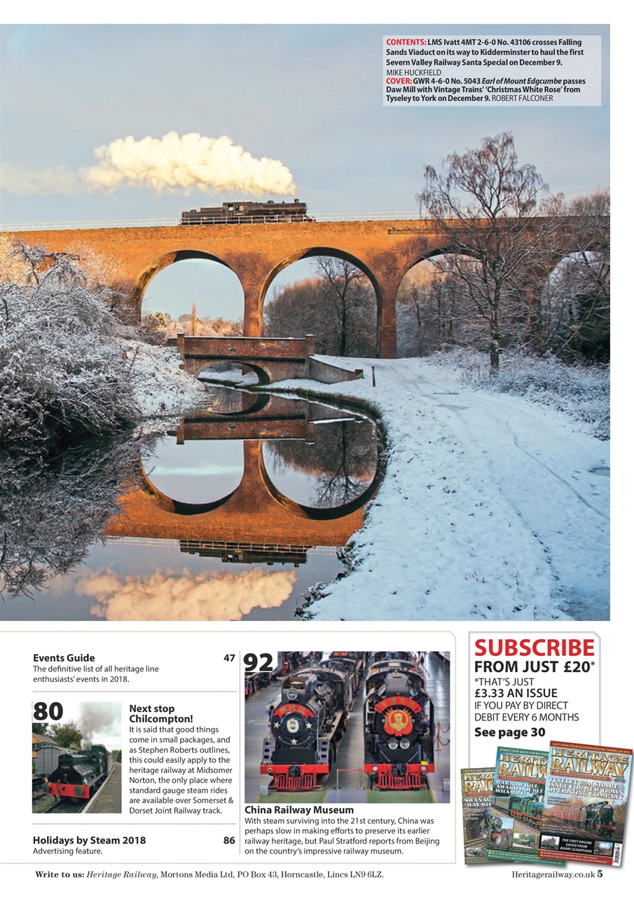 Heritage Railway Preview Pages