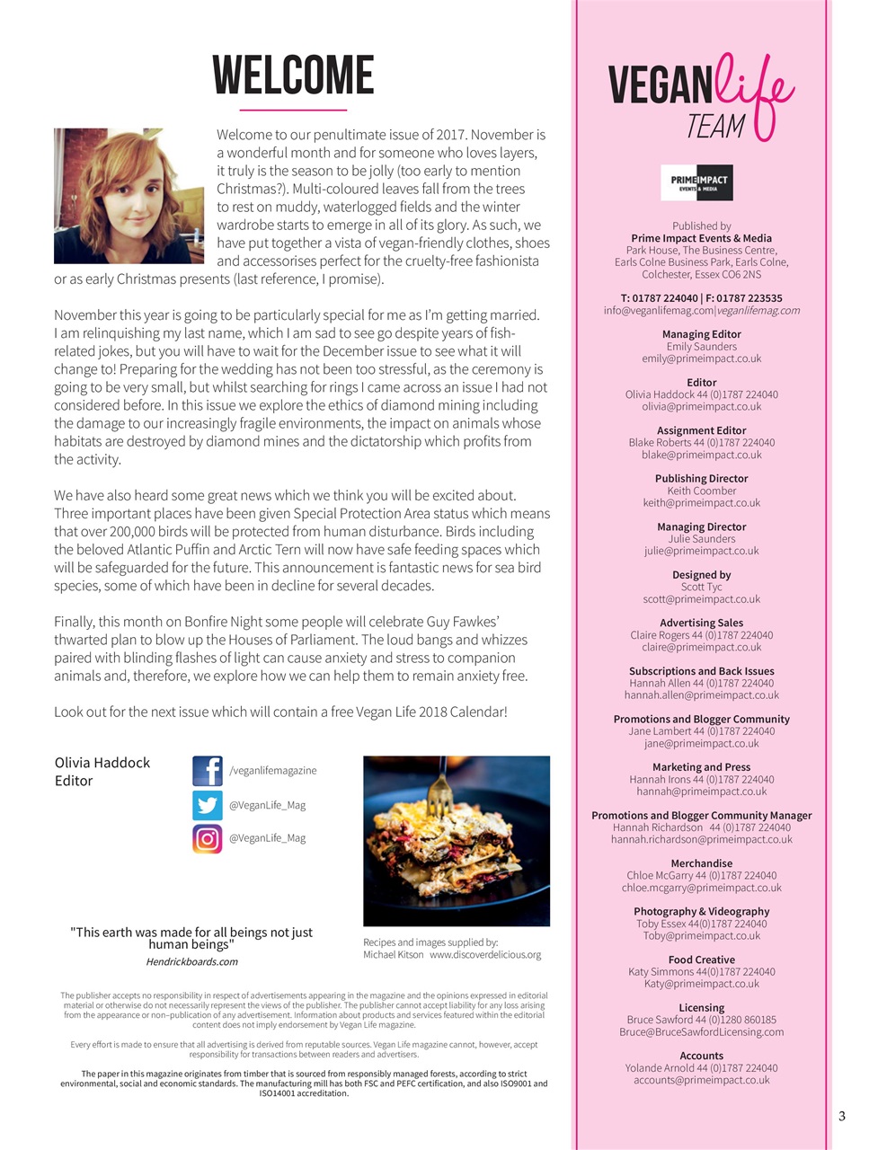 Vegan Life Preview Pages