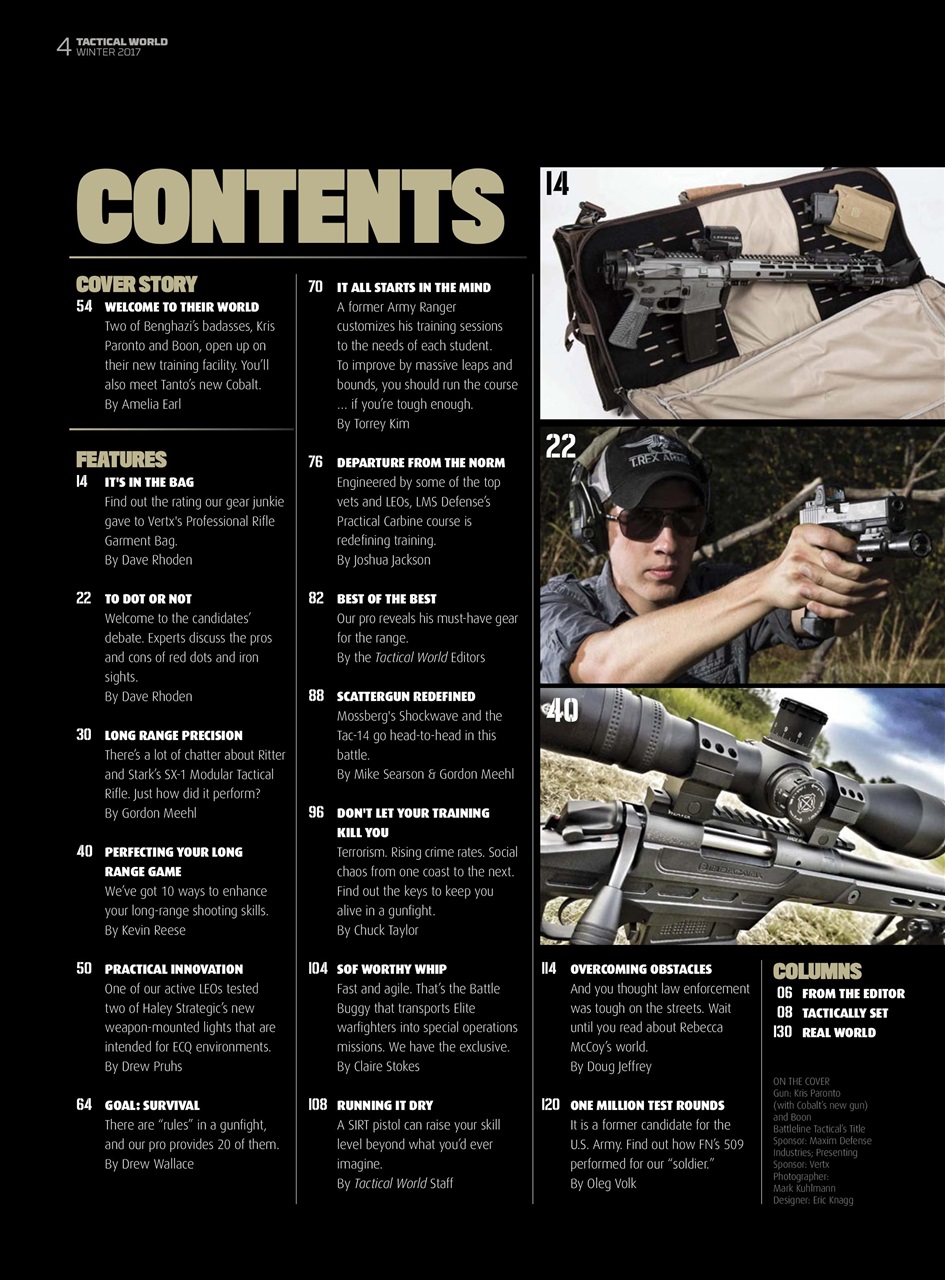Tactical World Preview Pages