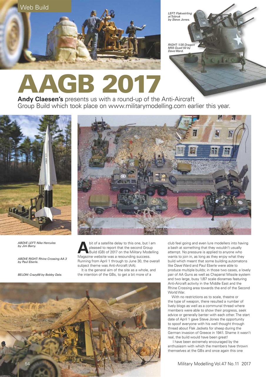 Military Modelling International Magazine Preview Pages