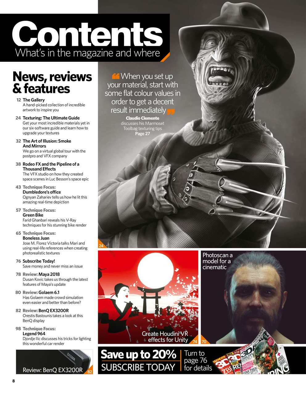 3D Artist Preview Pages