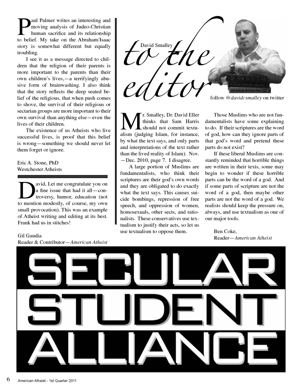 American Atheist Preview Pages