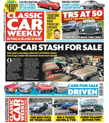 Classic Car Weekly issue 4th October 2017