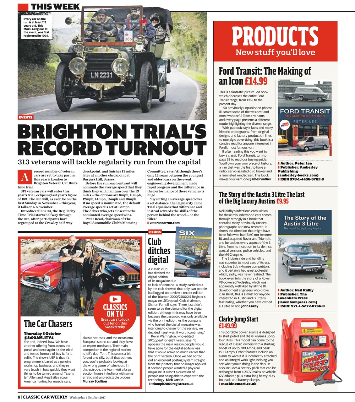 Classic Car Weekly Preview Pages