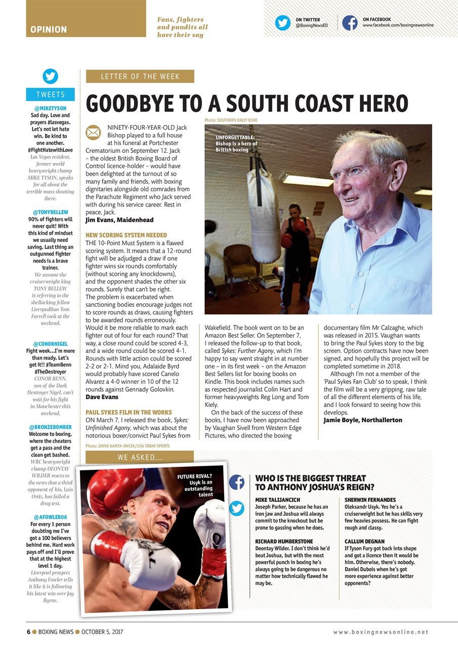Boxing News Preview Pages