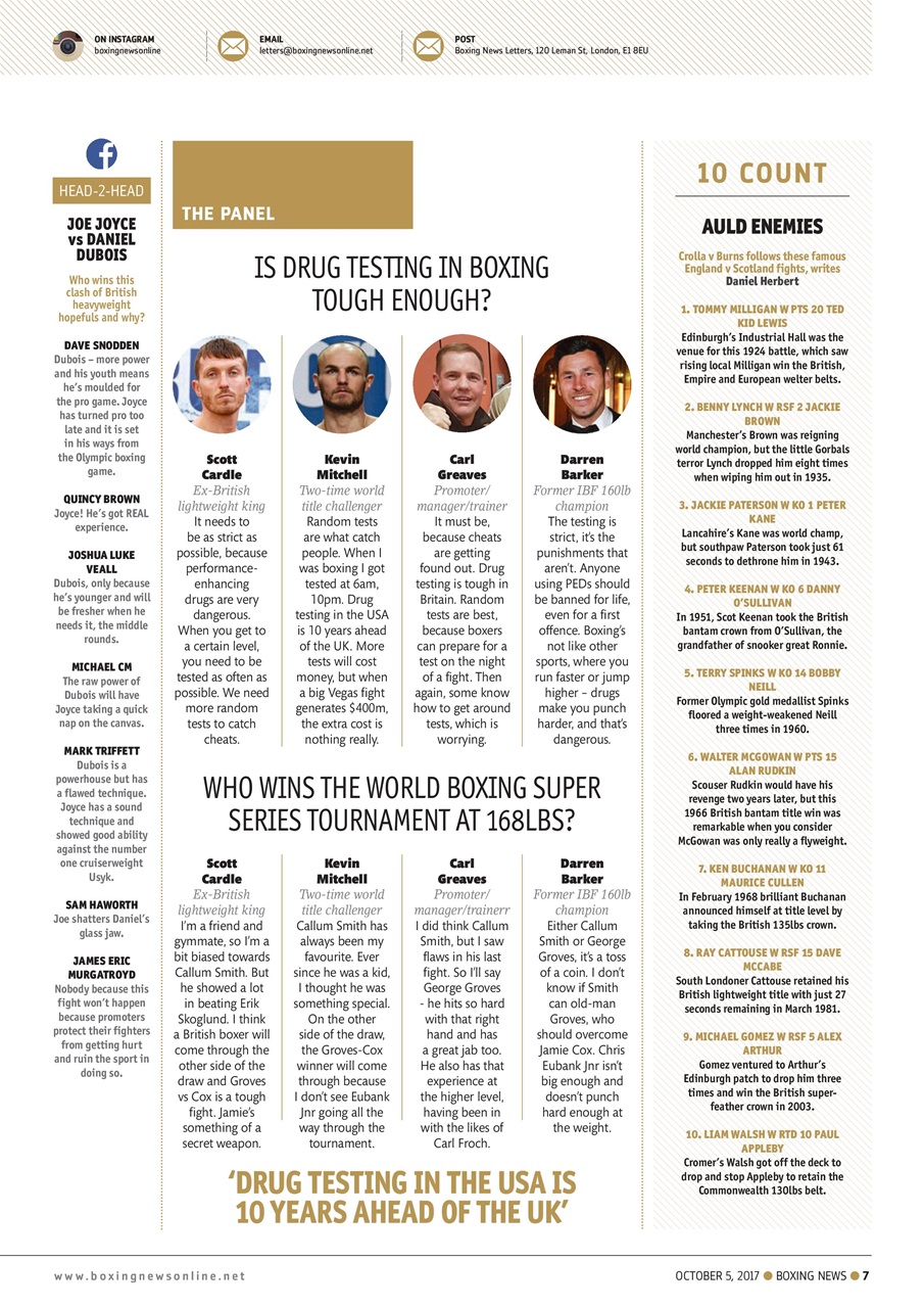 Boxing News Preview Pages