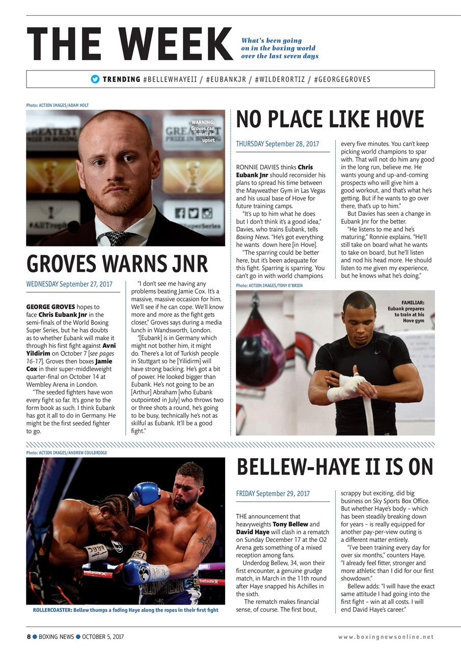 Boxing News Preview Pages