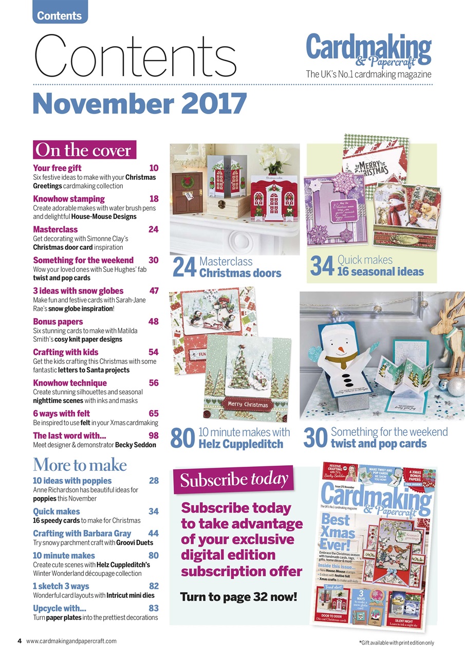 Cardmaking & Papercraft Preview Pages