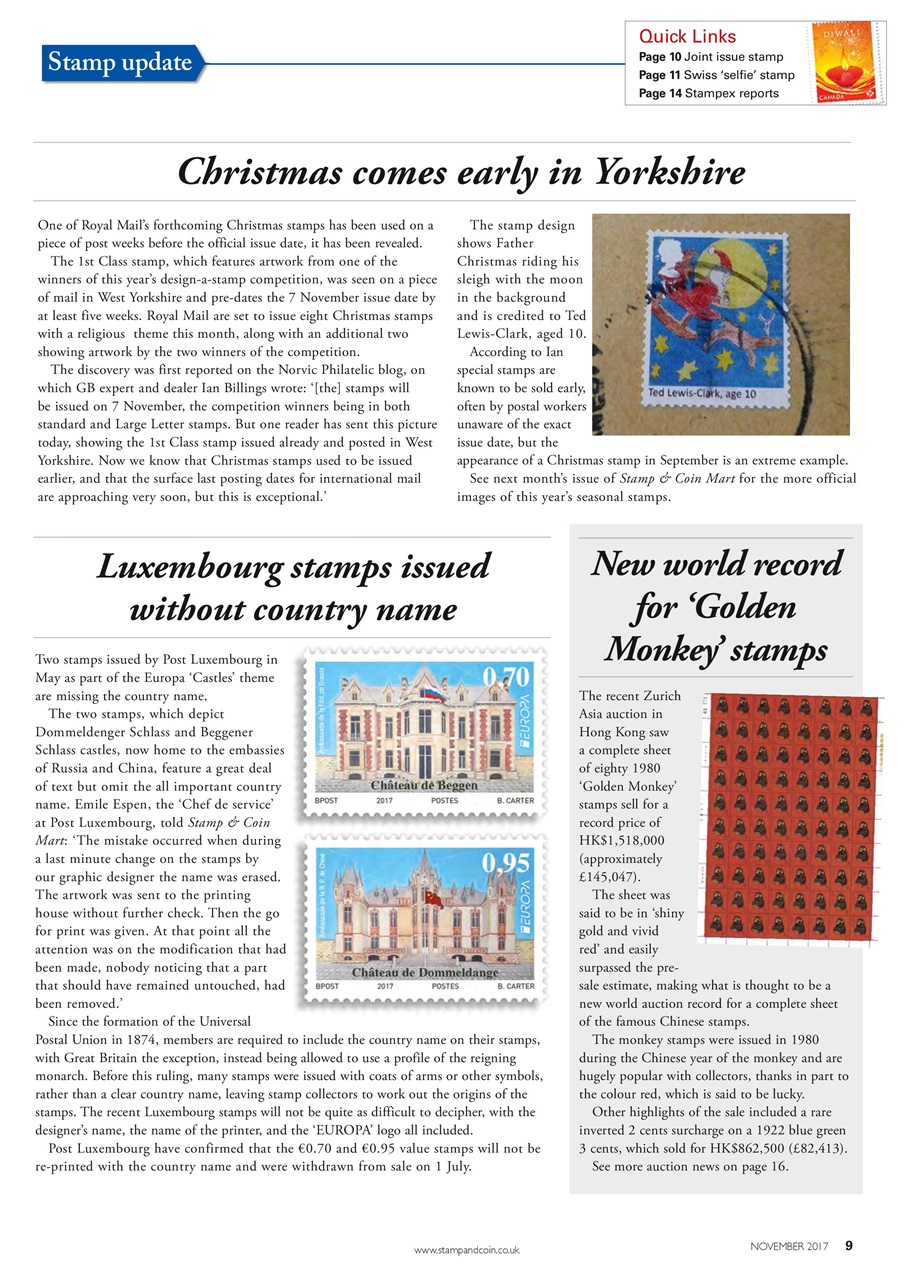 Stamp Collector Preview Pages