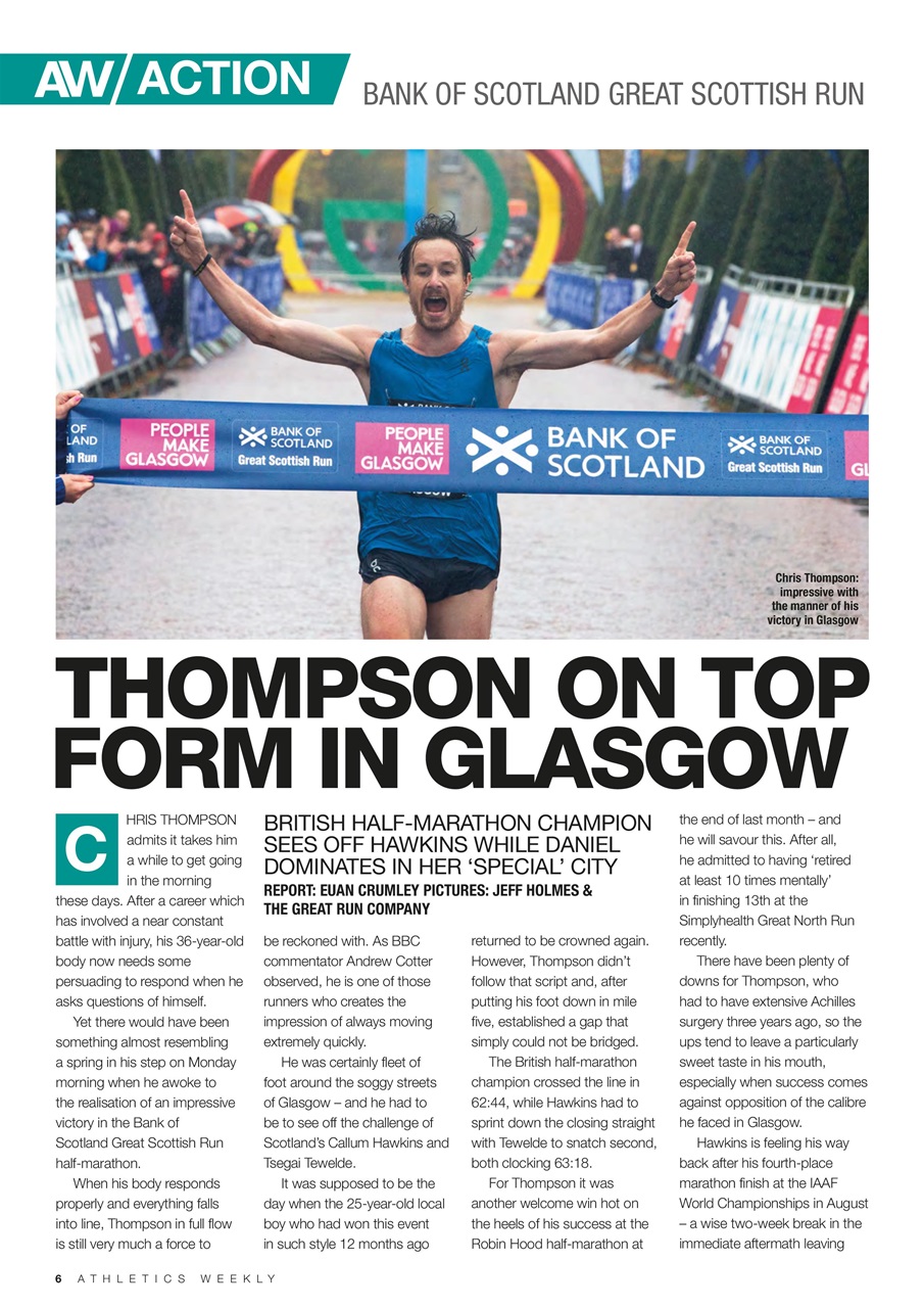 AW – Athletics Weekly Magazine Preview Pages