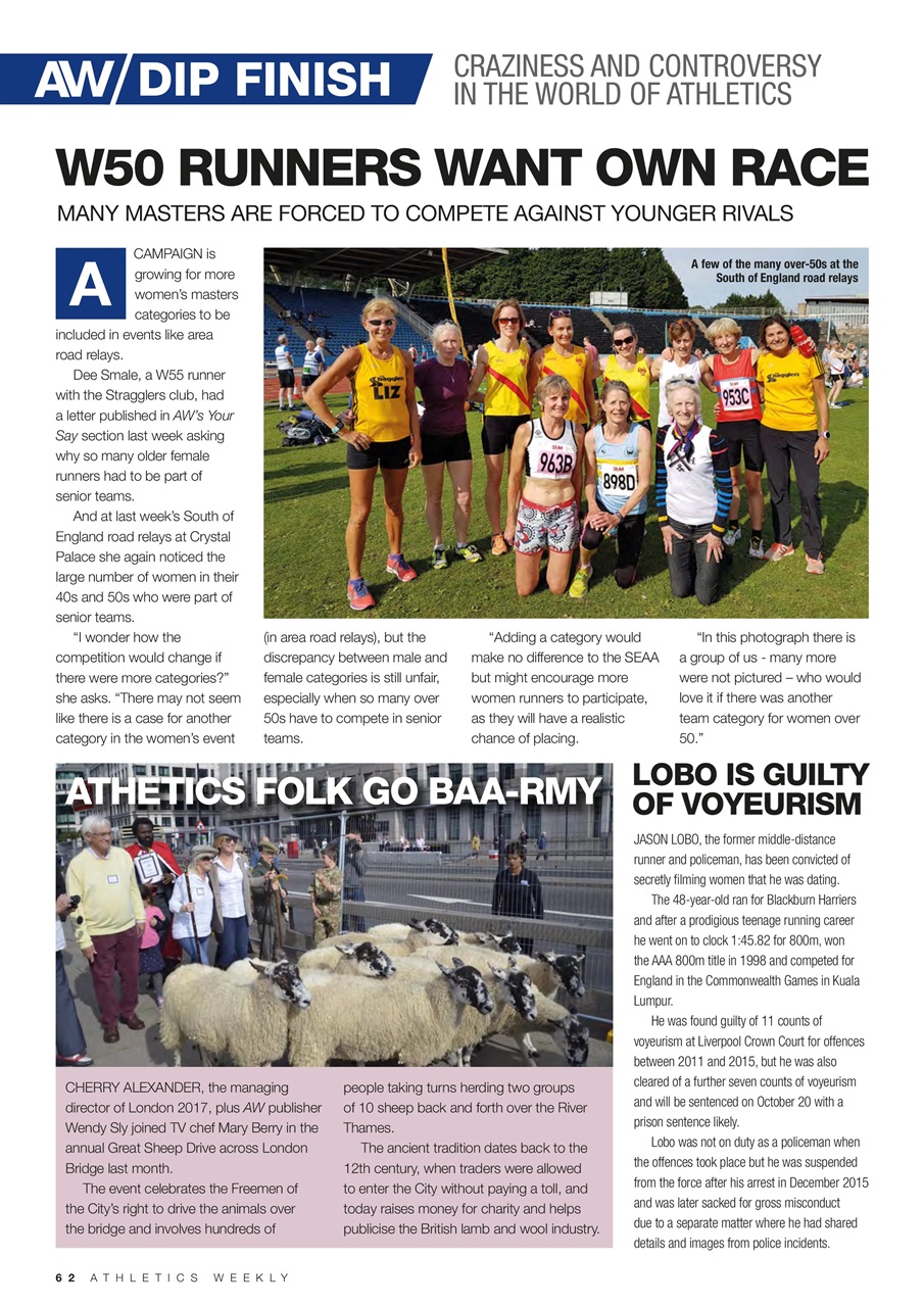AW – Athletics Weekly Magazine Preview Pages