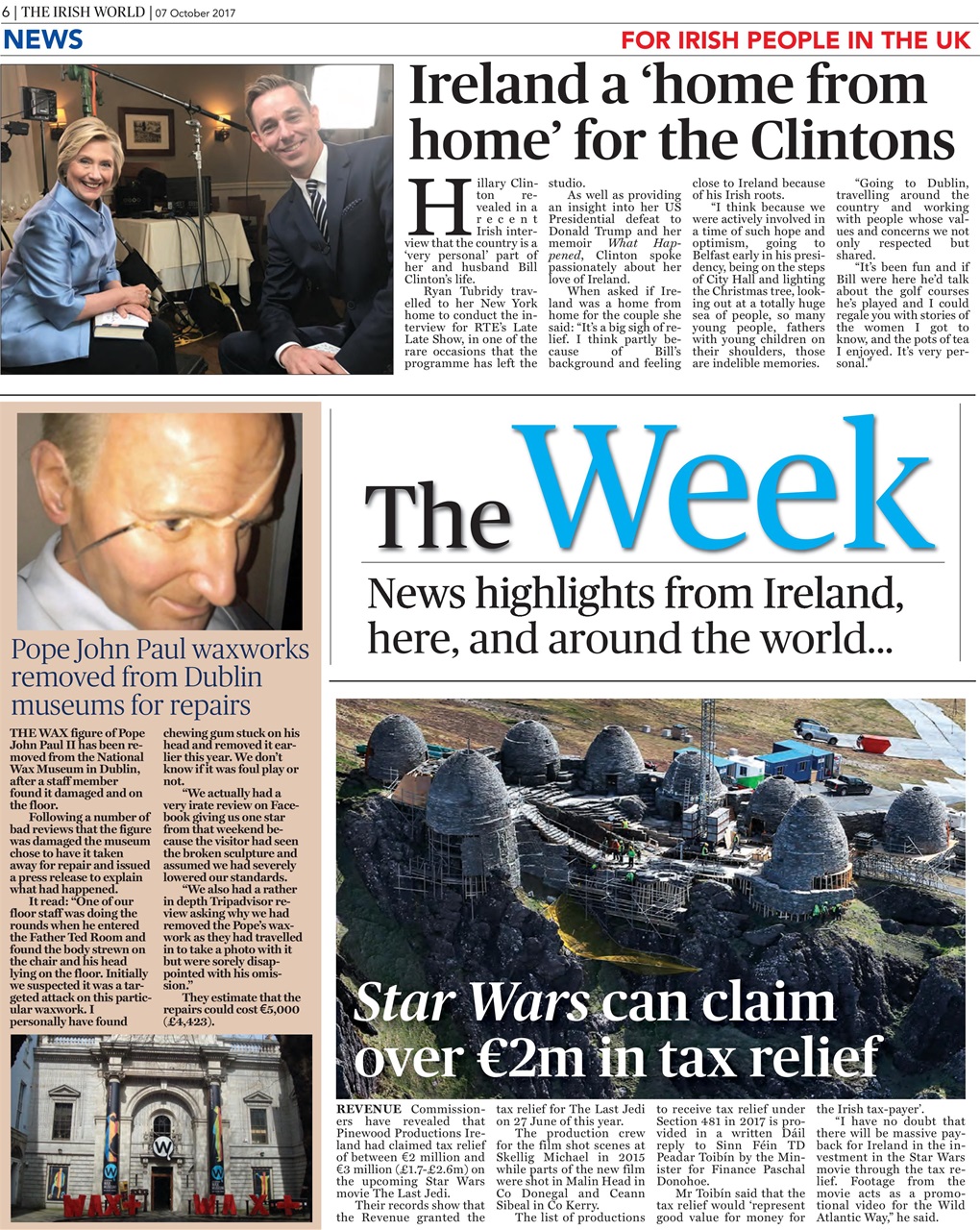 Irish World Preview Pages