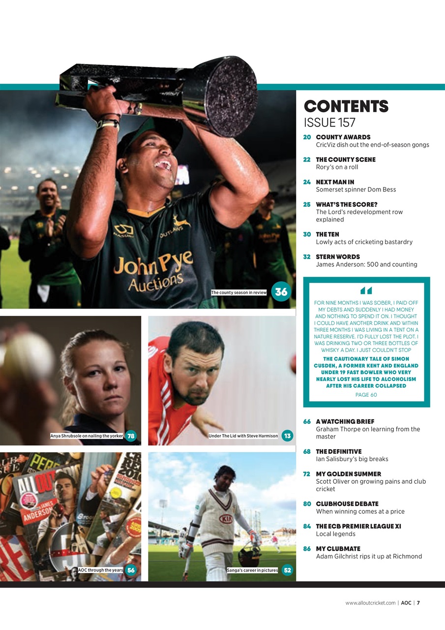 Wisden Cricket Monthly Preview Pages