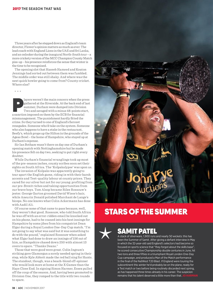 Wisden Cricket Monthly Preview Pages