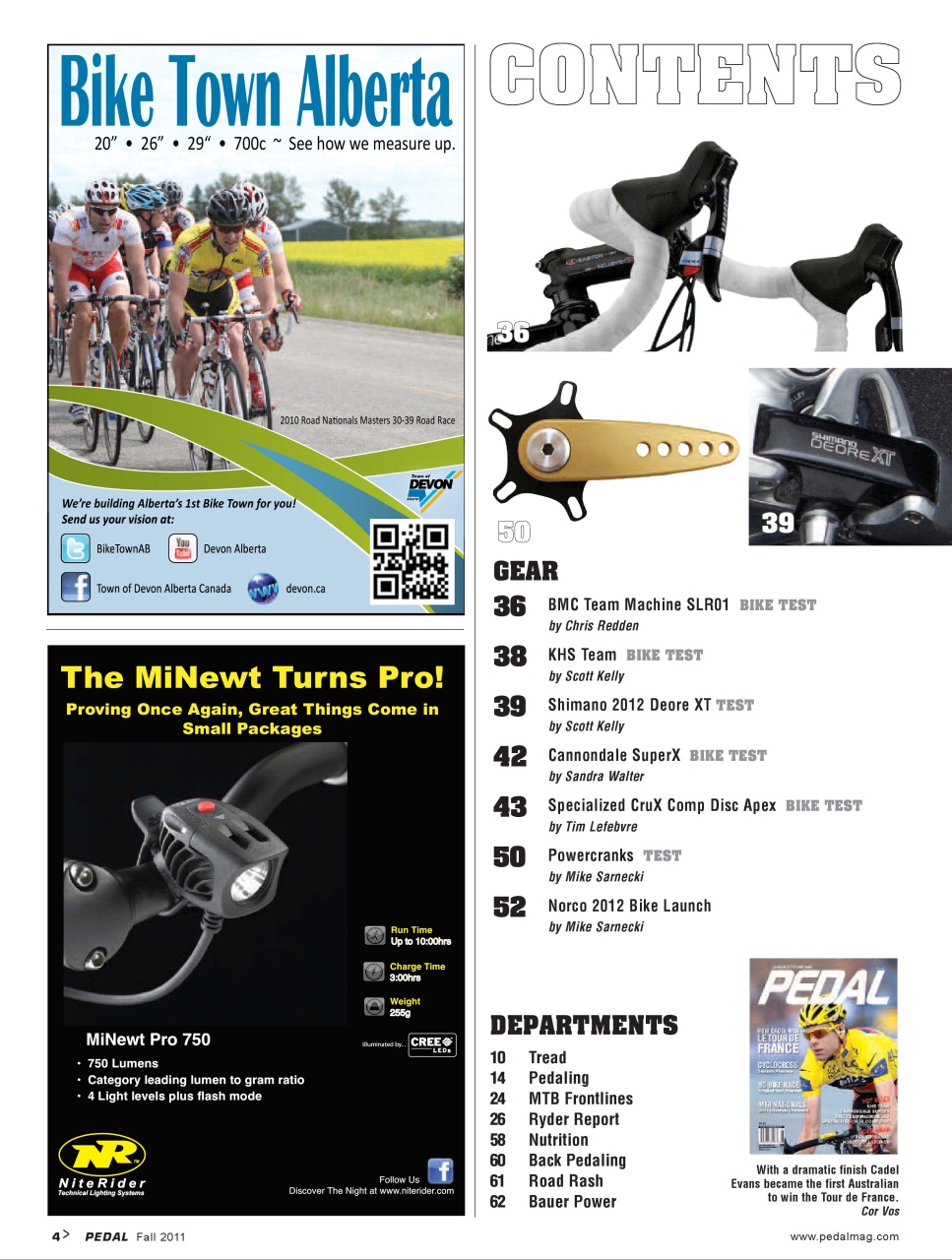 Pedal Magazine Preview Pages