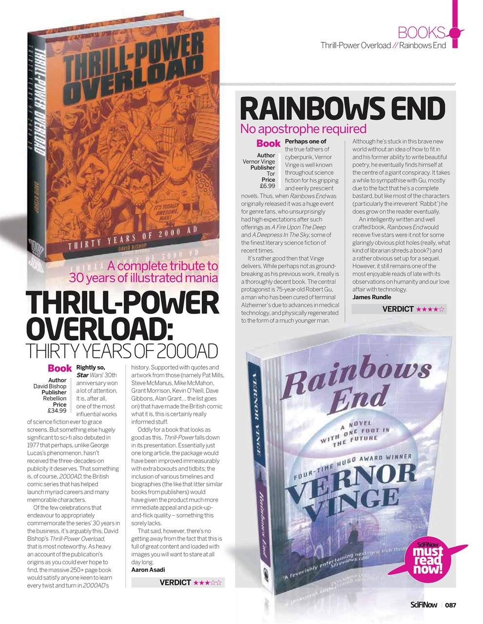 SciFiNow Preview Pages