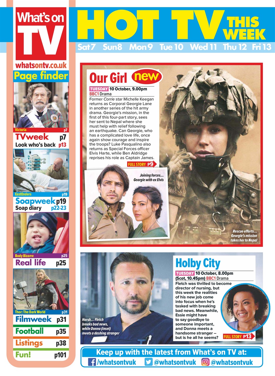 What's on TV Preview Pages