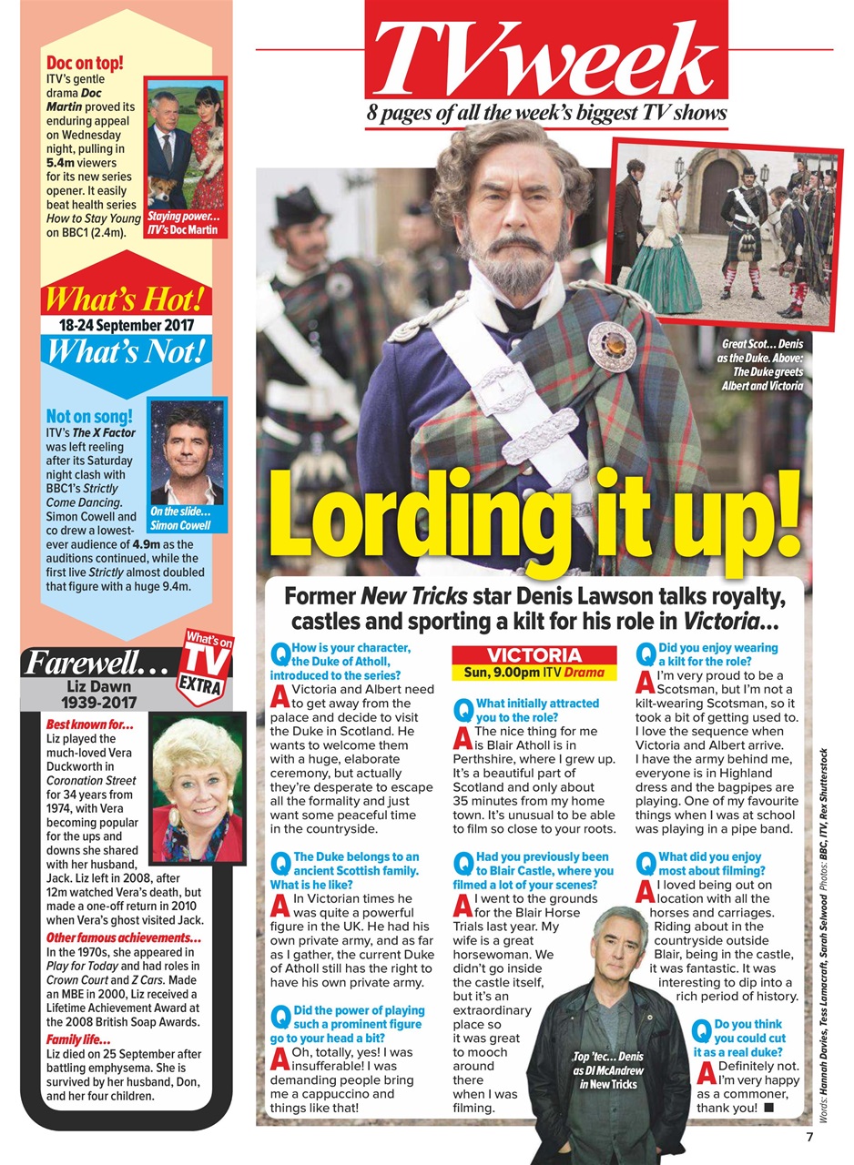 What's on TV Preview Pages
