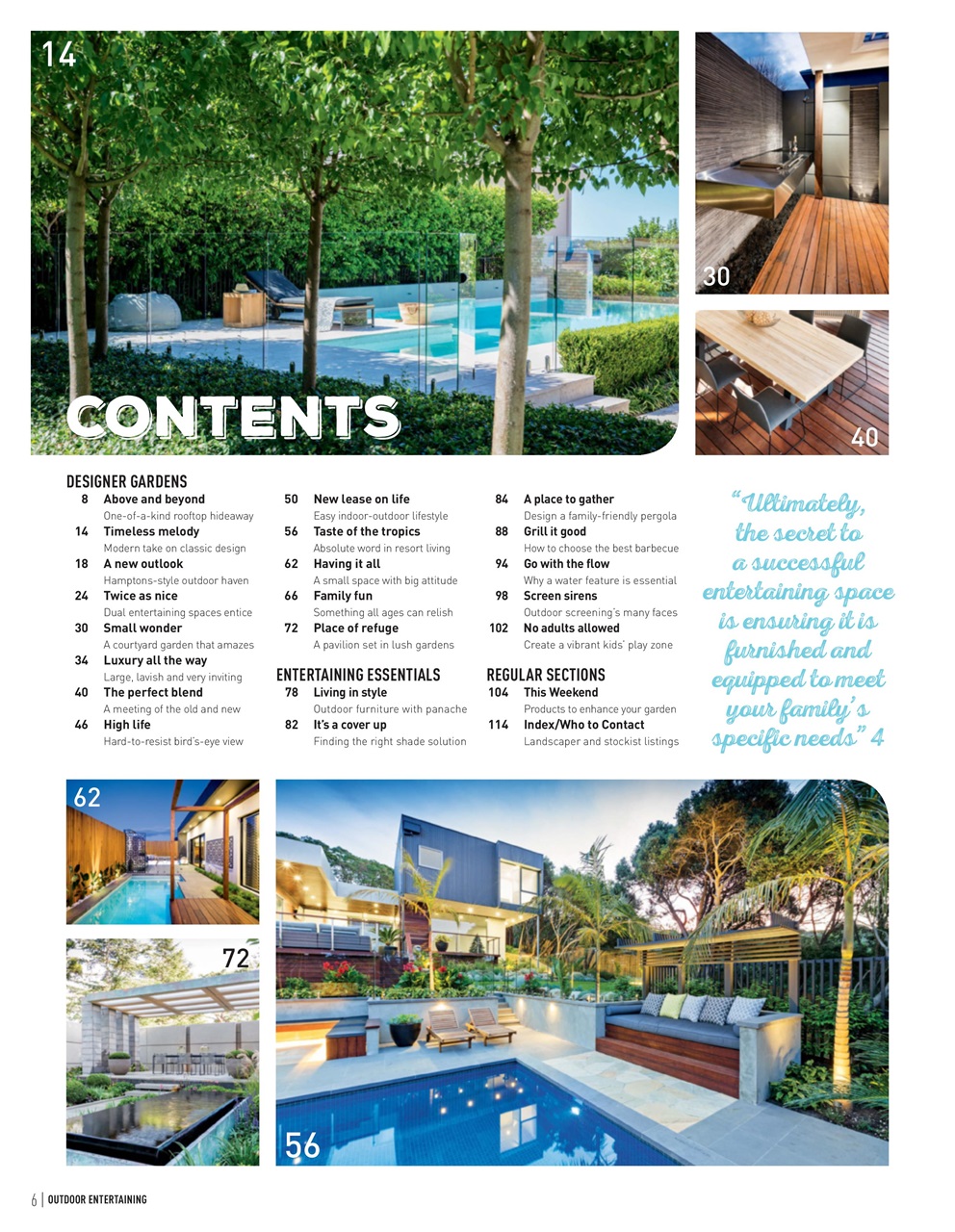 Backyard & Outdoor Living Preview Pages
