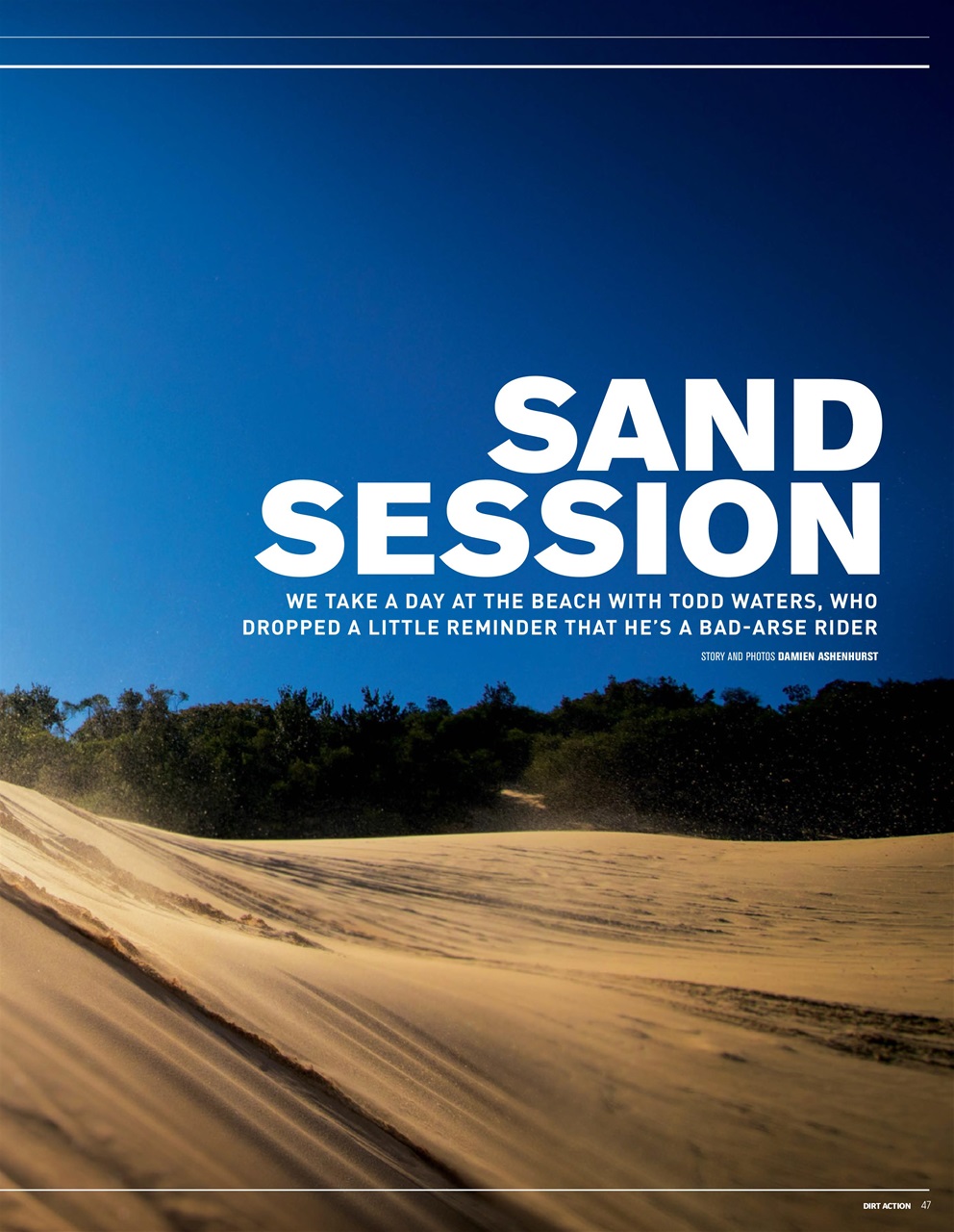 Dirt Action Preview Pages