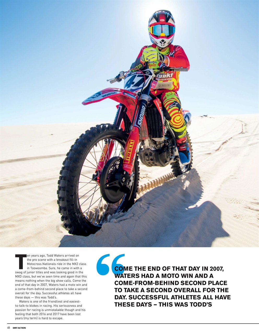 Dirt Action Preview Pages