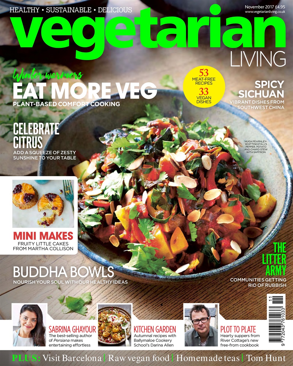Vegetarian Living Preview Pages