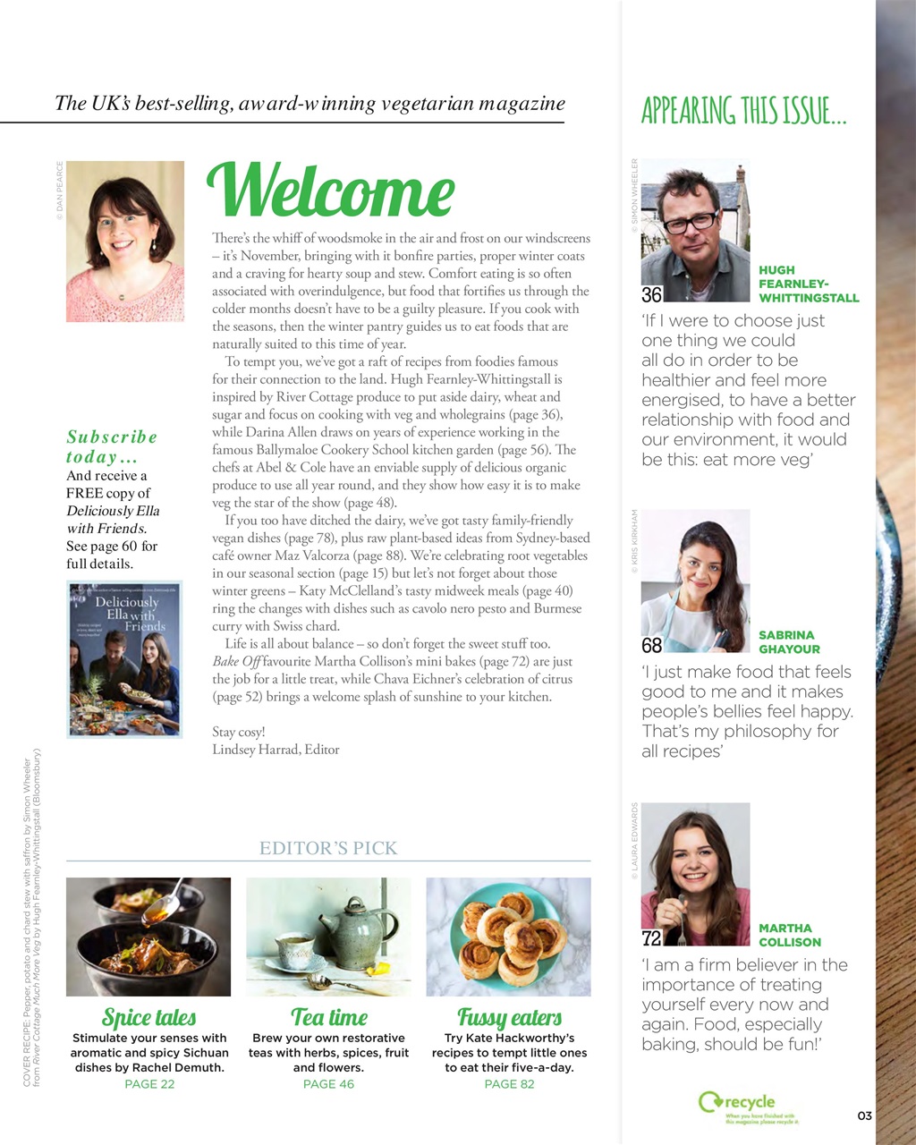 Vegetarian Living Preview Pages