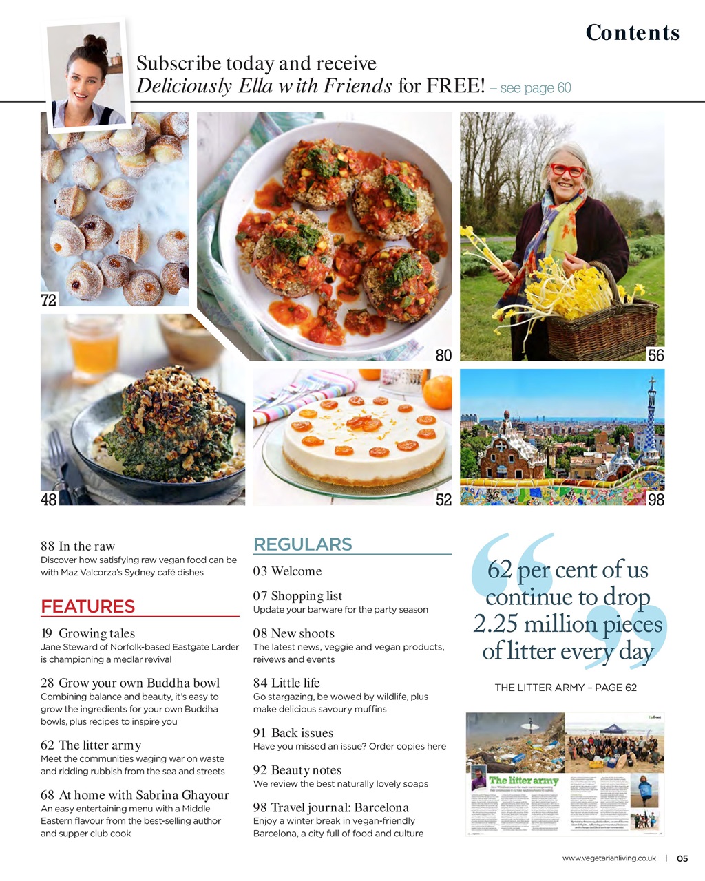 Vegetarian Living Preview Pages