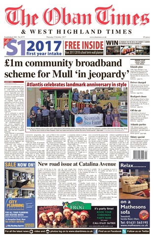 The Oban Times & Lochaber Times issue 5th October 2017