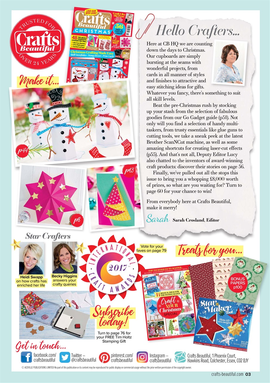 Crafts Beautiful Preview Pages
