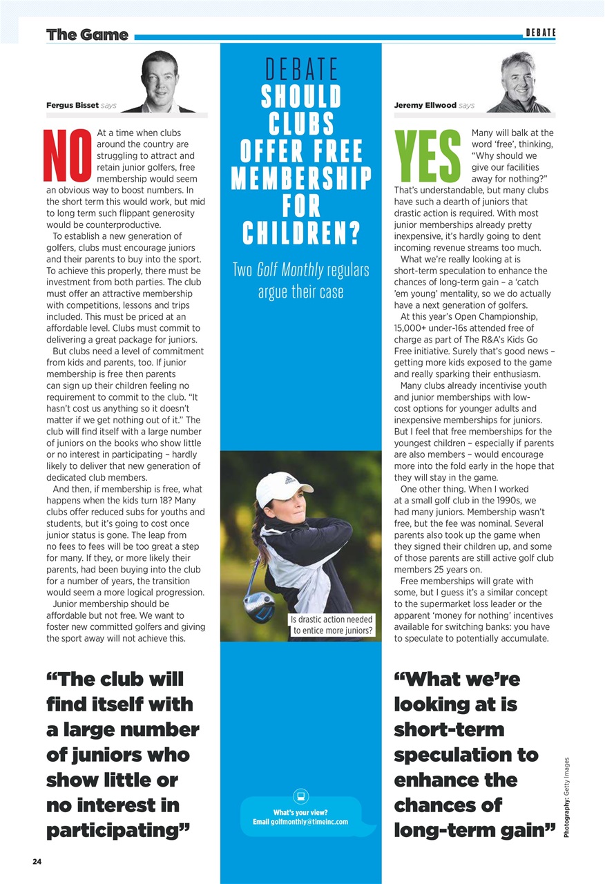 Golf Monthly Preview Pages