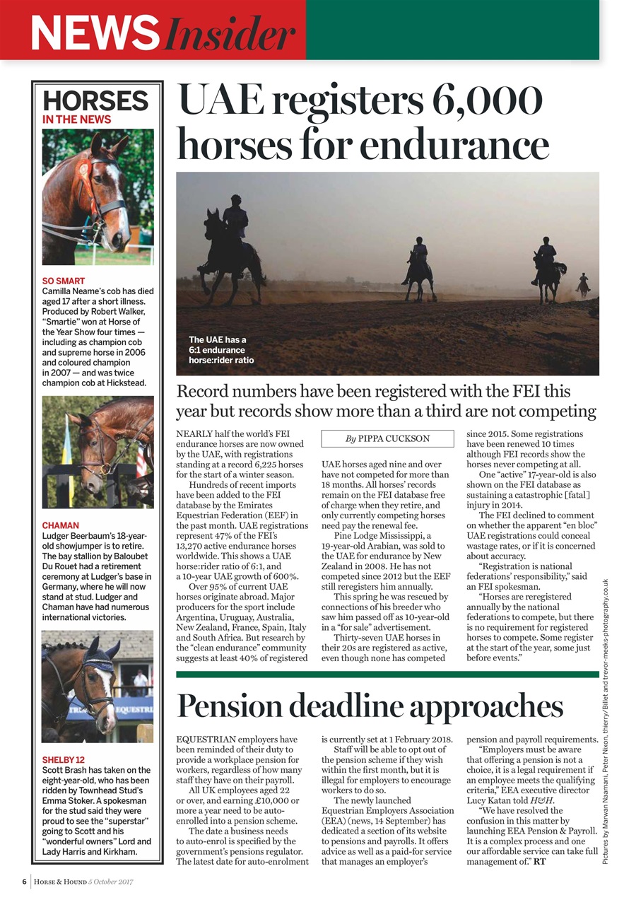 Horse & Hound Preview Pages
