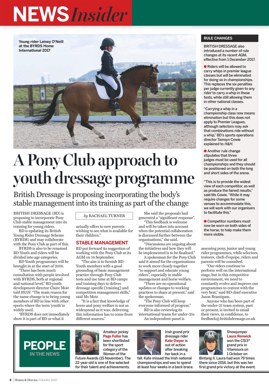 Horse & Hound Preview Pages