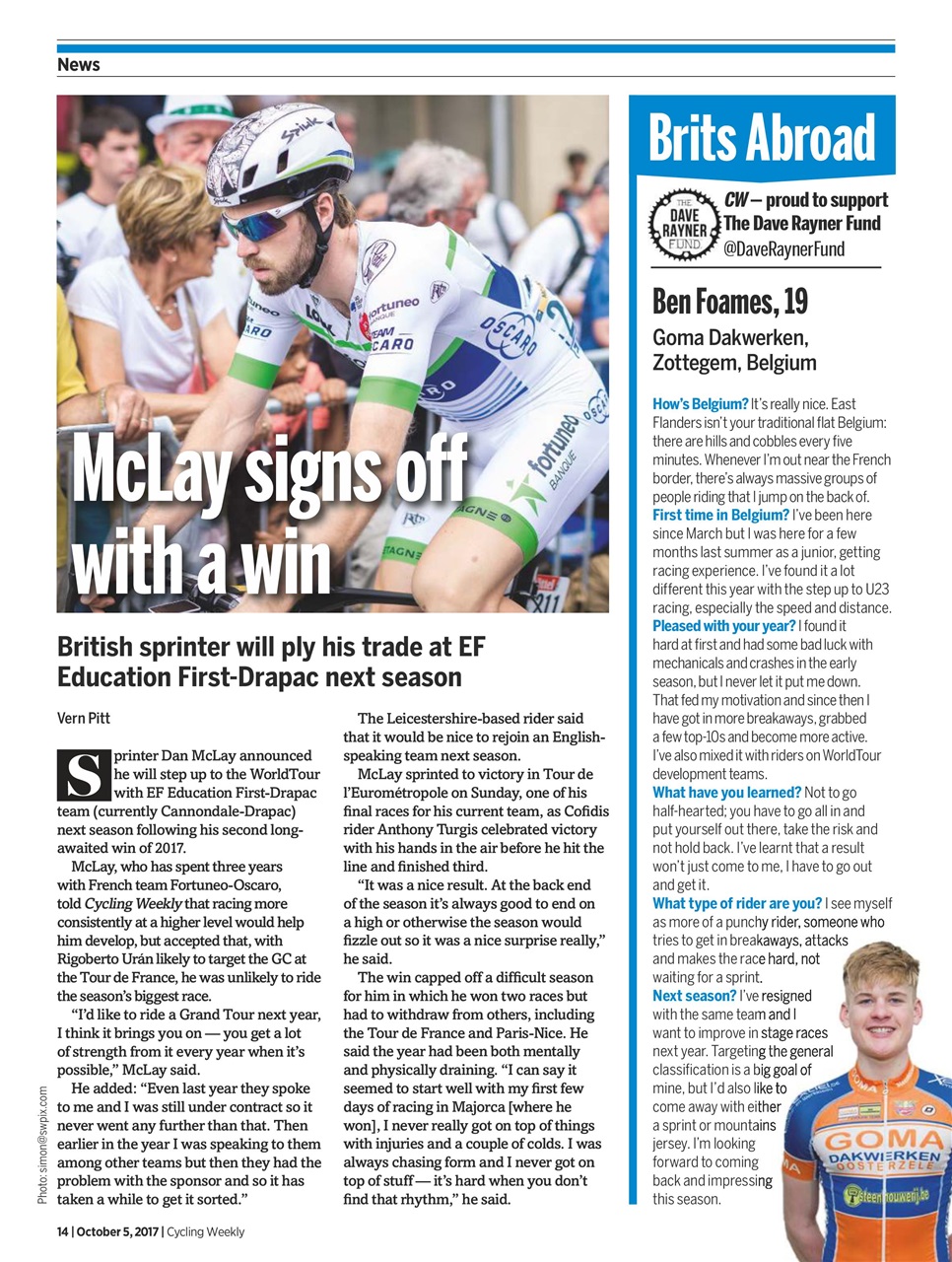 Cycling Weekly Preview Pages
