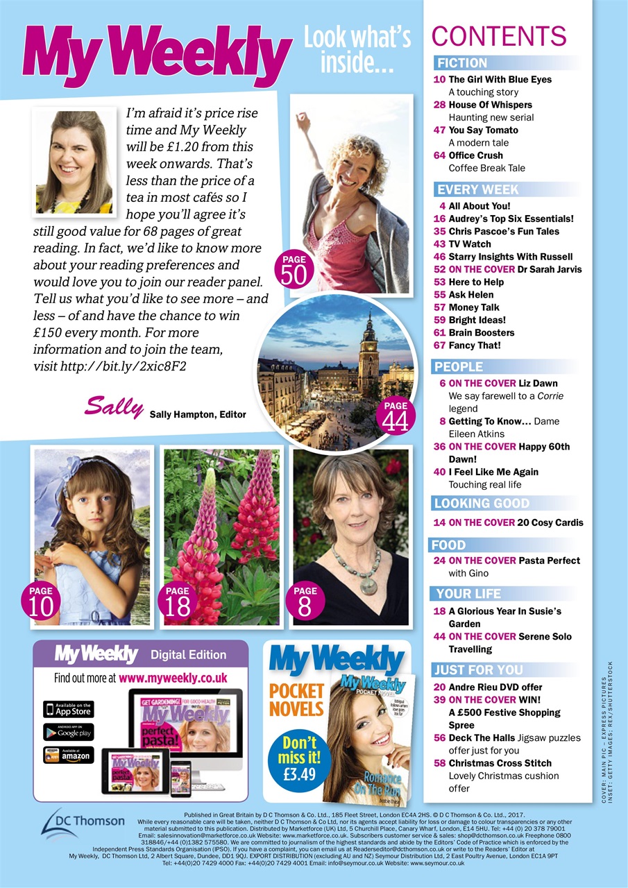 My Weekly Preview Pages